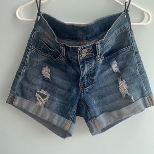 SO Distressed Jean Shorts